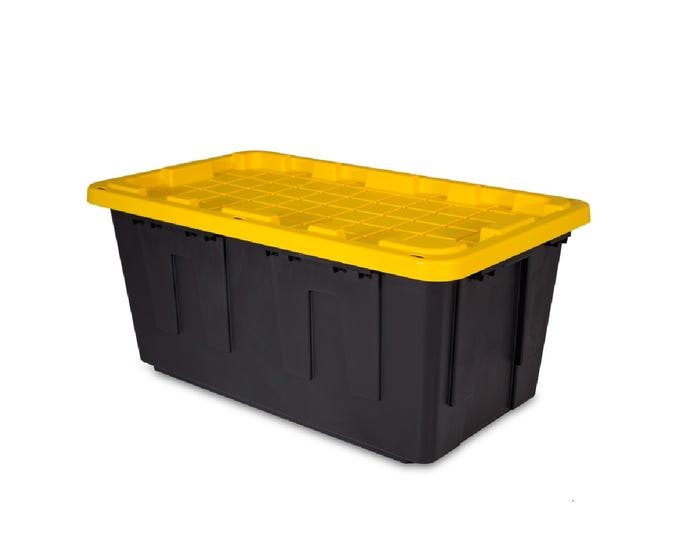 Tough Box 40 Gallon Tough Storage Tote with Lid - 40GTBXLTCB