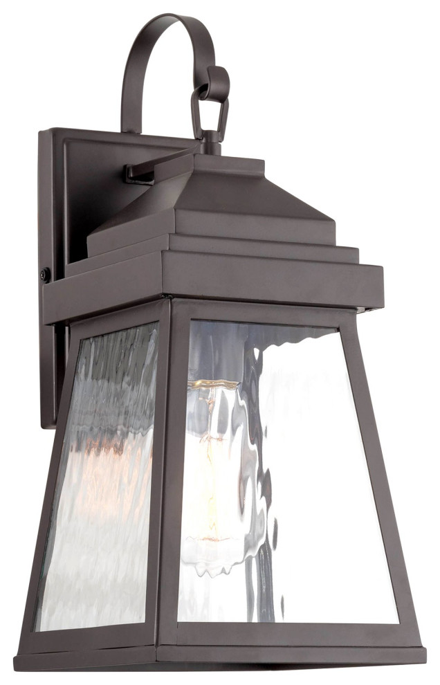 Kira Home Barton 16 quotFarmhouse Indoor Outdoor Weather Resistant Wall Sconce   Transitional   Outdoor Wall Lights And Sconces   by Kira Home  Houzz