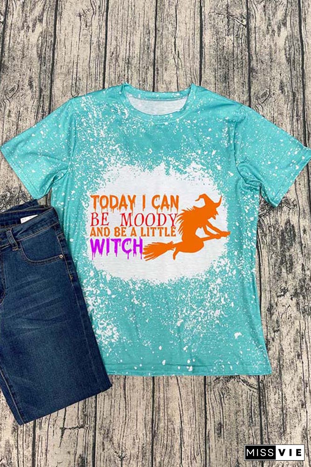 Witch Halloween Graphic Tee Wholesale