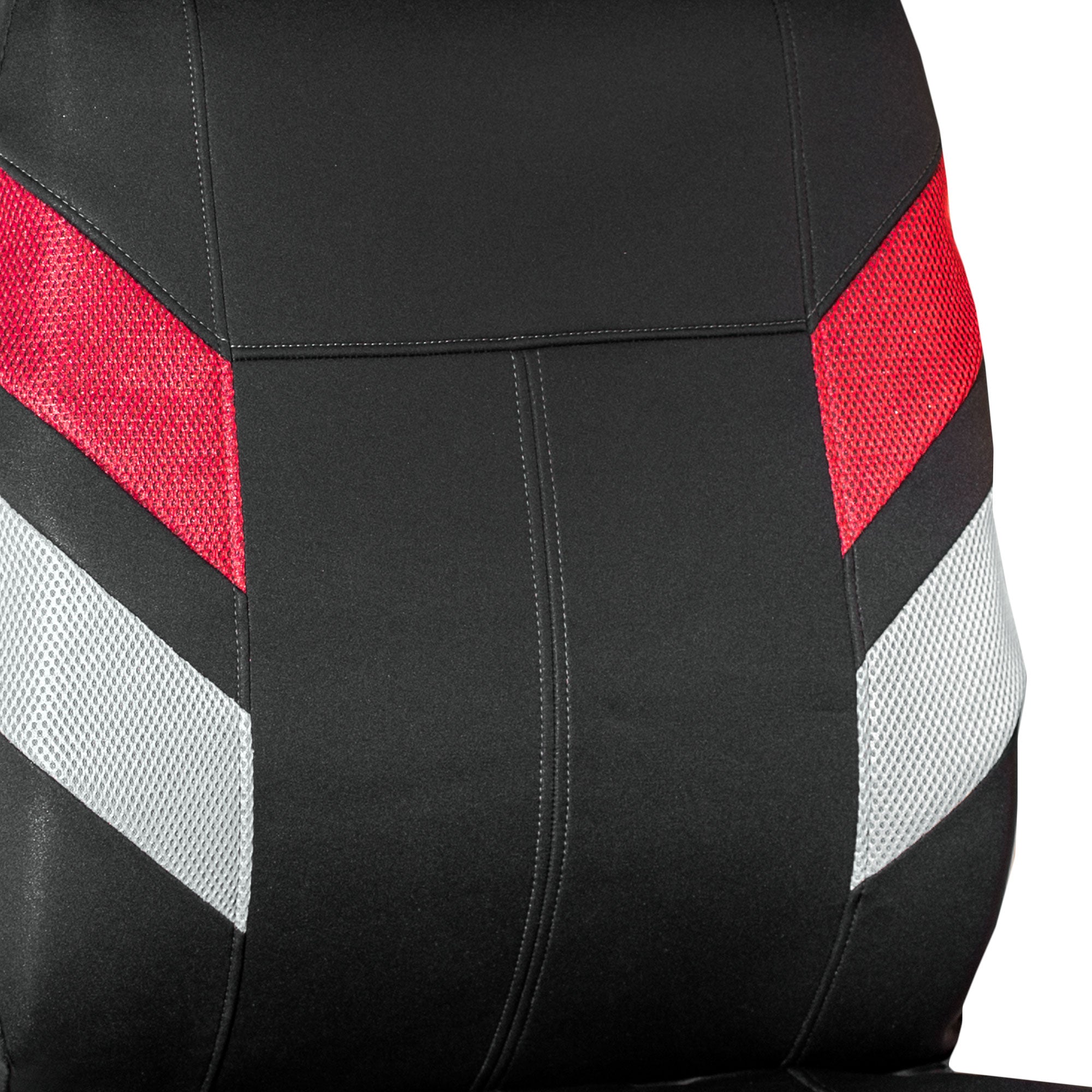 FH Group， Neoprene Car Seat Covers for Auto Car SUV Van Front Bucket Red