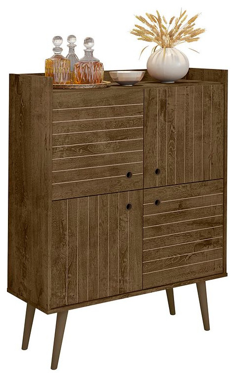 Bogart 45.5 quotMidcentury Accent Cabinet   Midcentury   Accent Chests And Cabinets   by Manhattan Comfort  Houzz