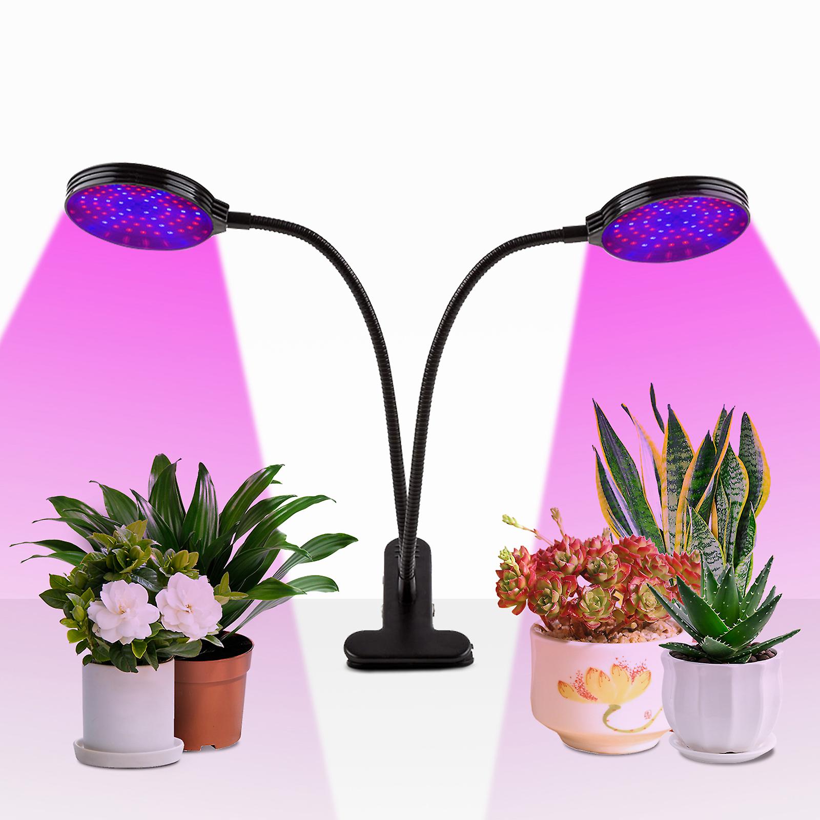 Sunlike Led Grow Light With Blue Red Light Auto On/off 4/8/12h Timer 5 Brightness Leves Waterproof Clip Plant Growing Light For Indoor Plant Seedlings