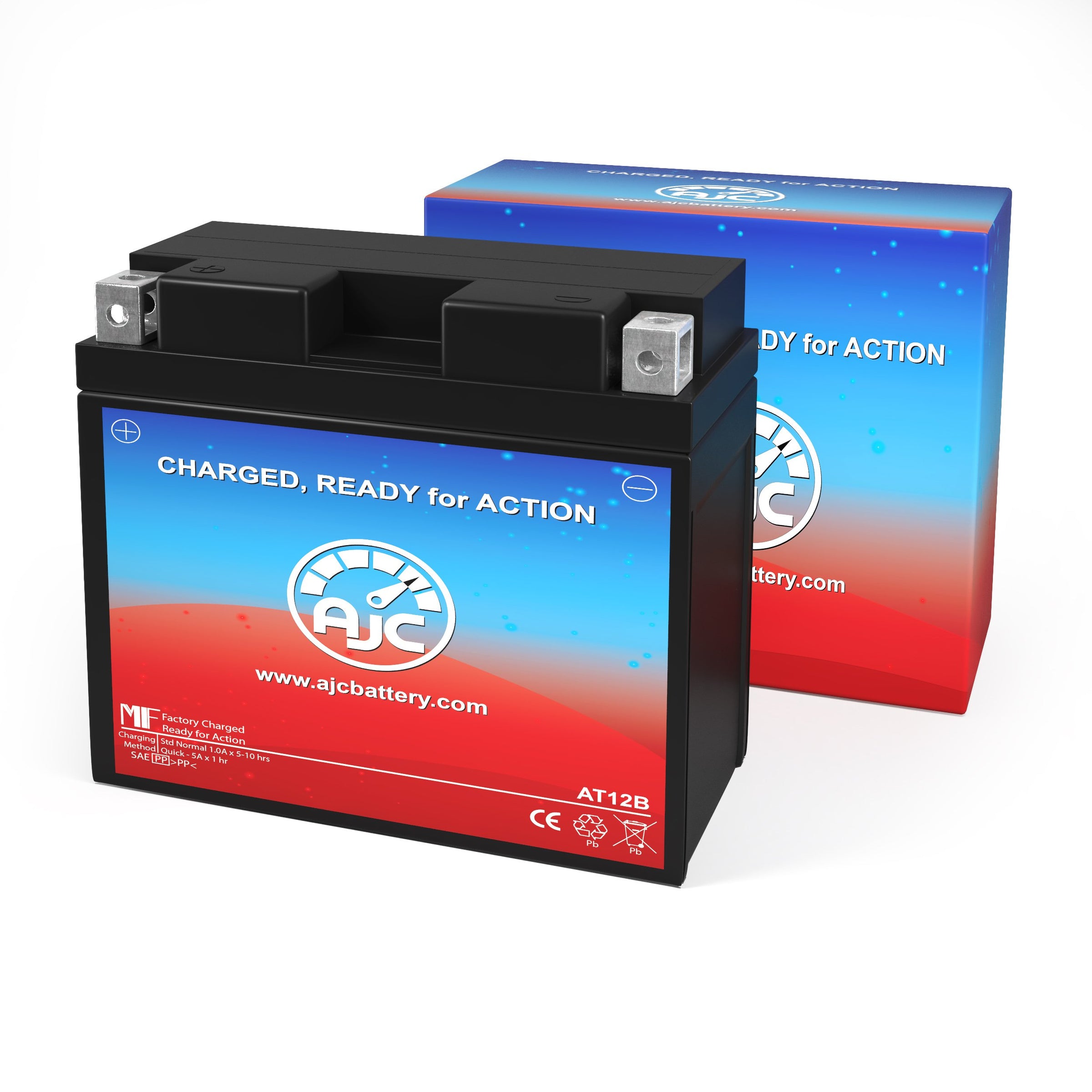 AJC AT12B Powersports Replacement Battery BatteryClerkcom Powersports