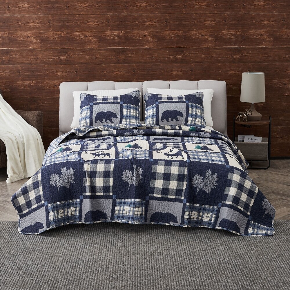 Premium Rustic Lodge  Season Quilt Set