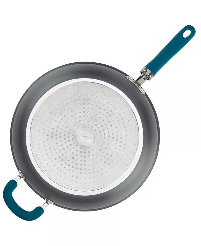 Rachael Ray Create Delicious Hard-Anodized Aluminum 12.5 Nonstick Deep Skillet