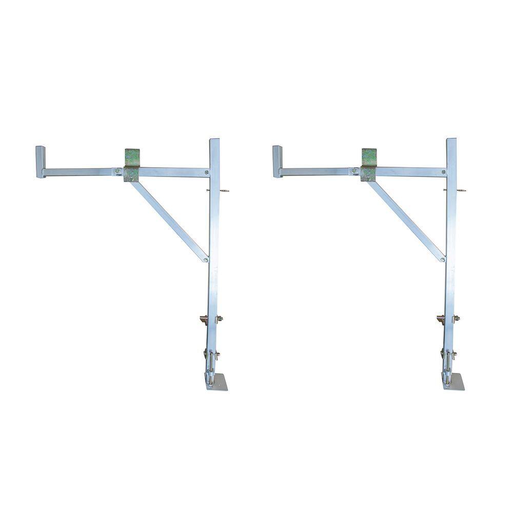 PRO-SERIES 250 lbs. Capacity Y-Style Side Mount Aluminum Utility Truck Rack for Ladders and Equipment 807257