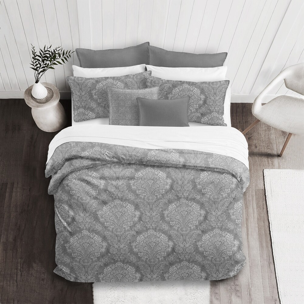 Ophelia Gray Coverlet and Pillow Sham(s) Set