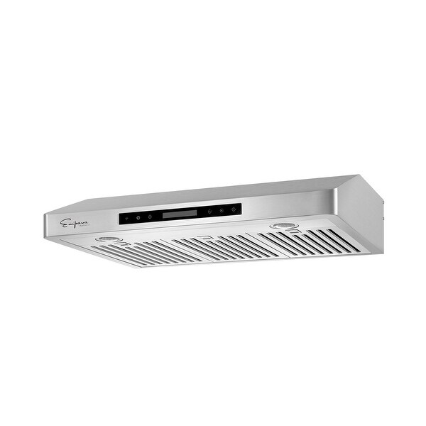 30 in. 500 CFM Ducted Under Cabinet Range Hood in Stainless Steel with Permanent Filters - Delay Shut-off