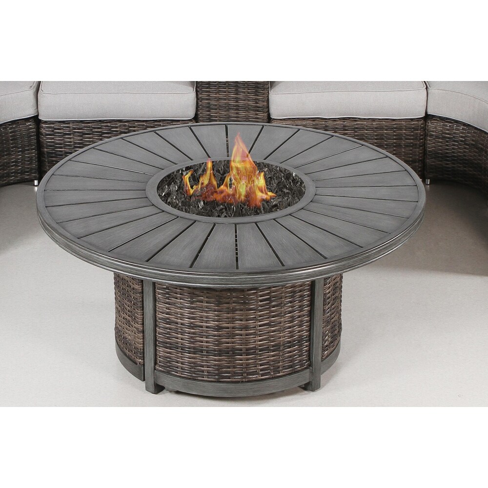 LSI Propane Outdoor Fire Pit Table