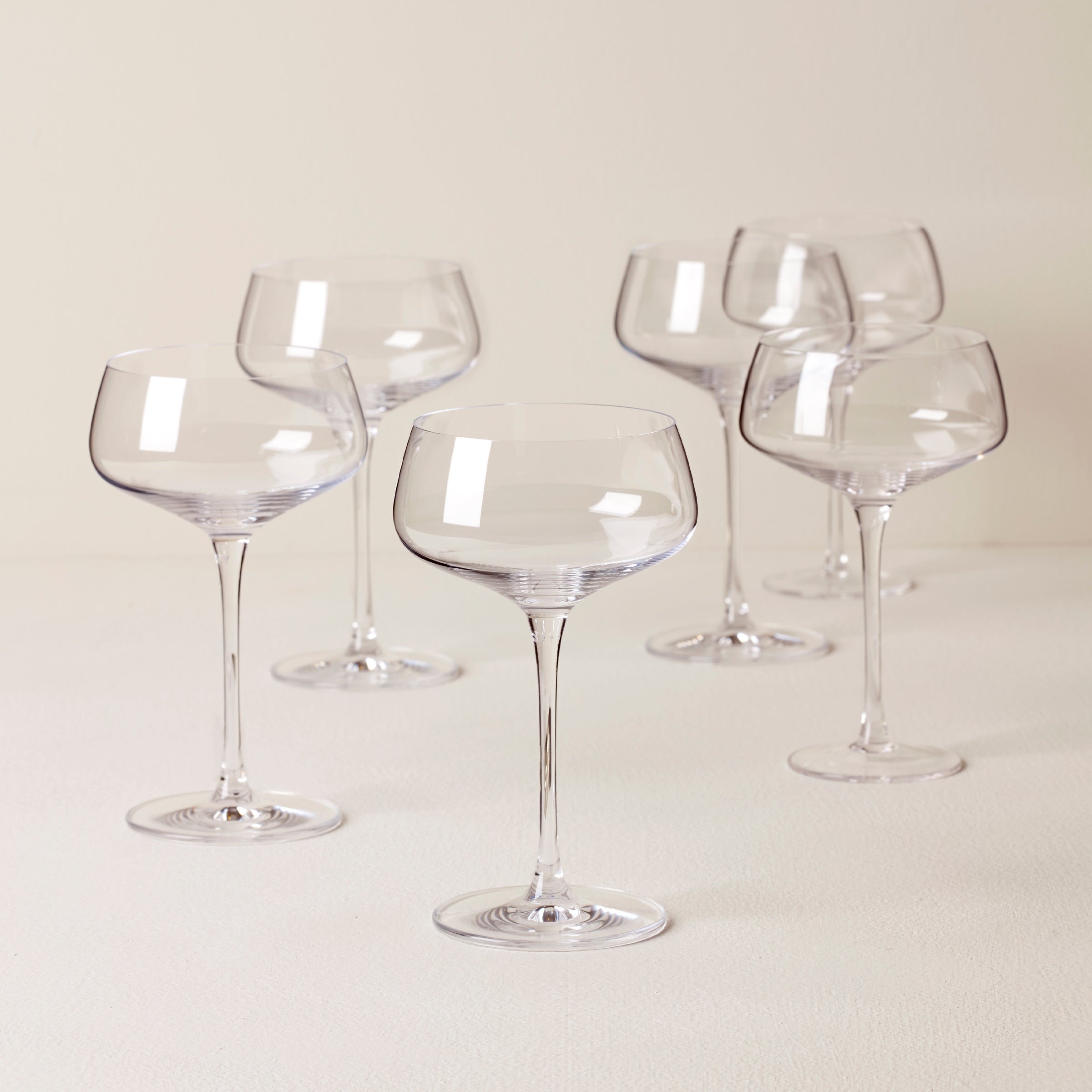 Tuscany Classics Angled Coupes, Set of 6