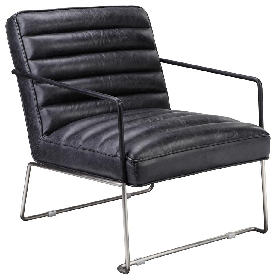 Desmond Club Chair   Black   Contemporary   Armchairs And Accent Chairs   by HedgeApple  Houzz