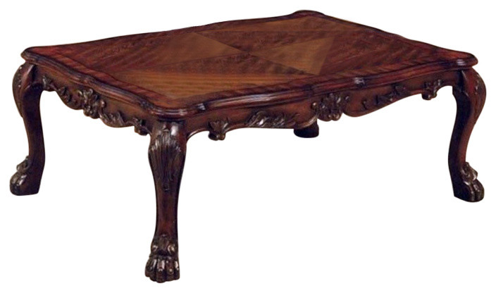 BM148330 Dresden Traditional style Coffee Table  Cherry Oak   Victorian   Coffee Tables   by Uber Bazaar  Houzz