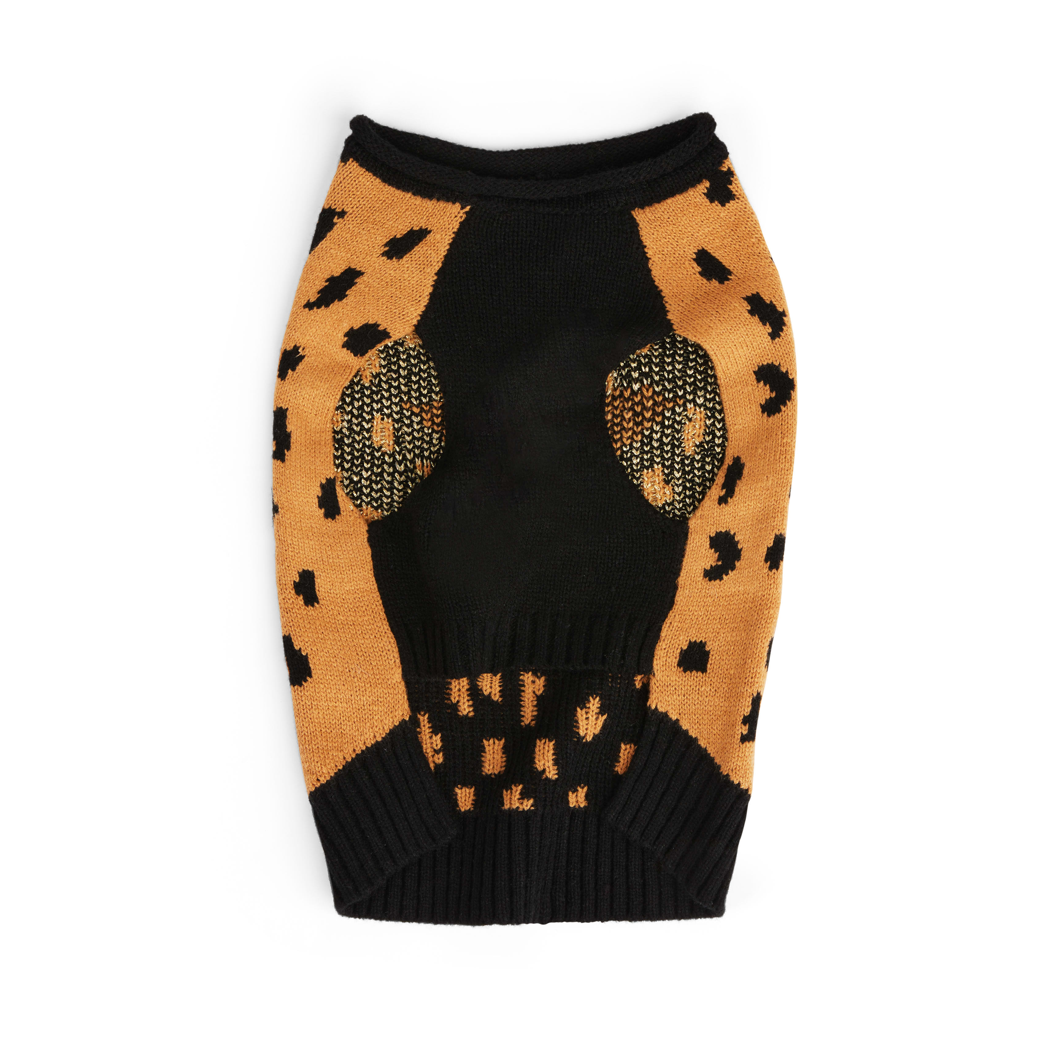 YOULY Leopard Dog Sweater， XX-Small