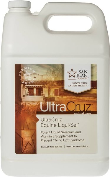 UltraCruz Liqui-Sel Recovery Liquid Horse Supplement， 1-gal bottle