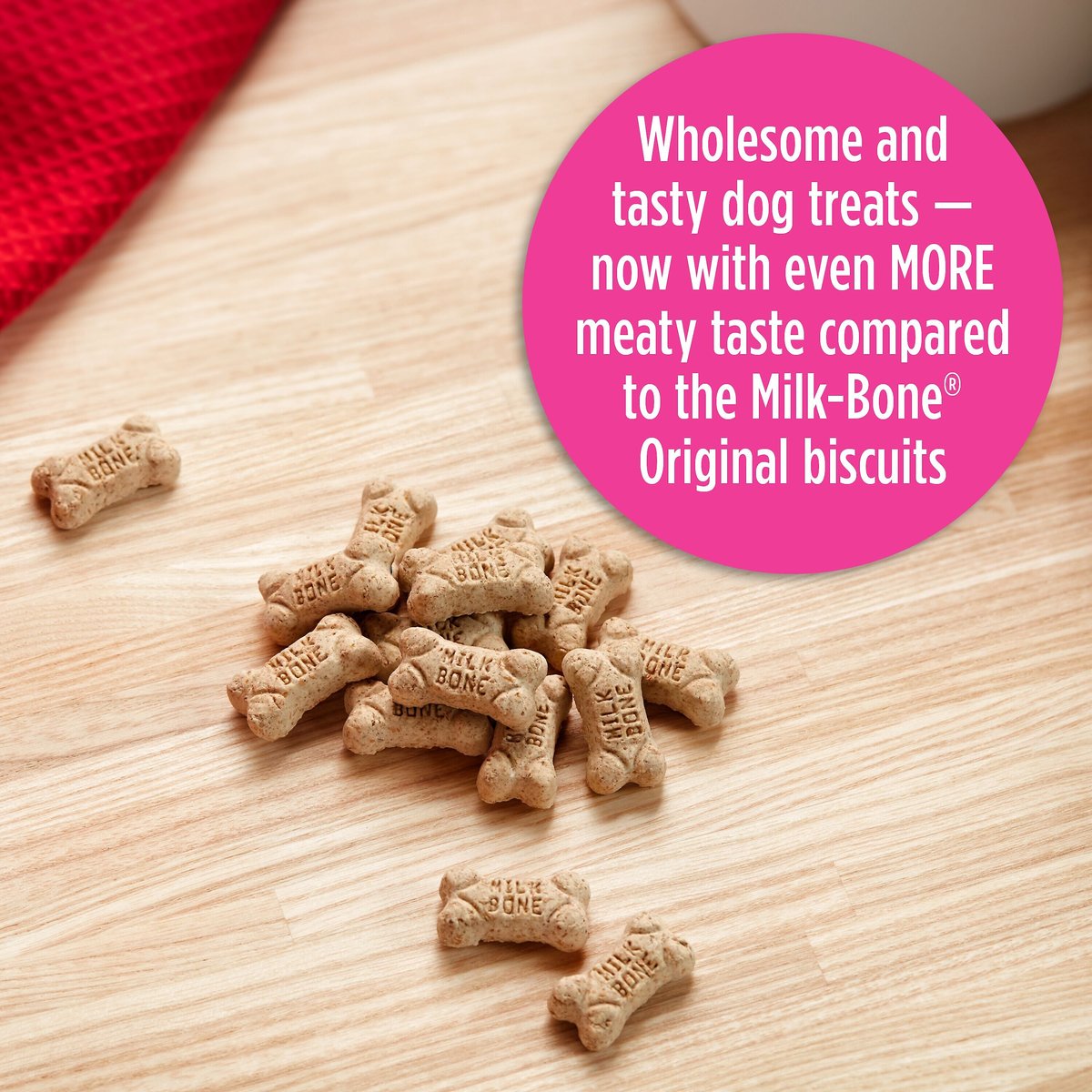 Milk-Bone Mini's Original Dog Biscuits Treats， 15-oz bag， case of 6