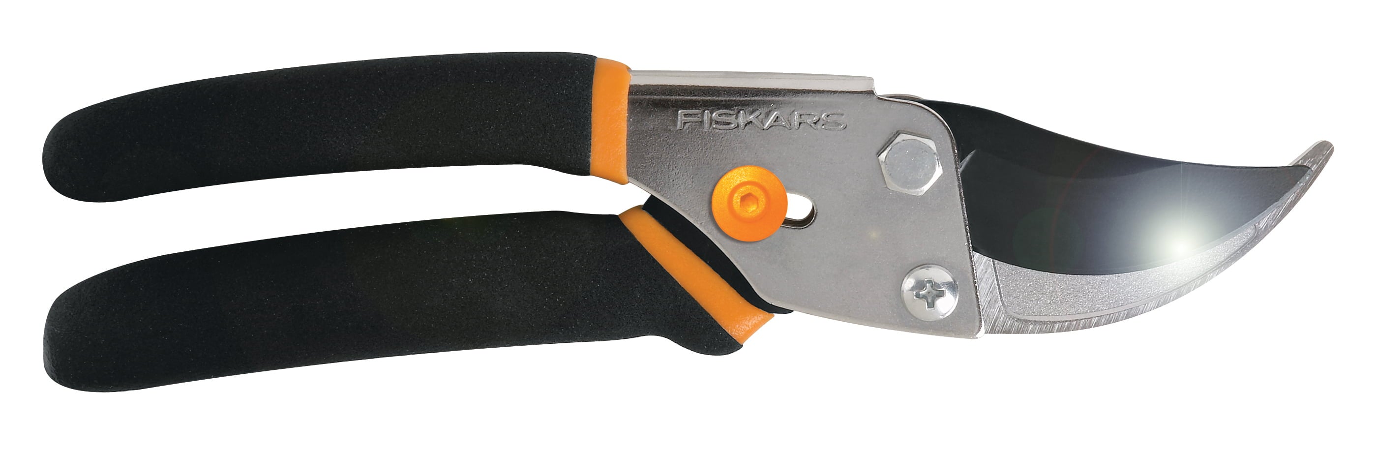 Fiskars Traditional Bypass Pruner, Steel Blade and Non-Slip Handle