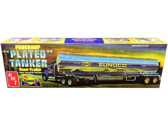 AMT AMT1239  Skill 3 Model Kit Fruehauf Plated Tan...