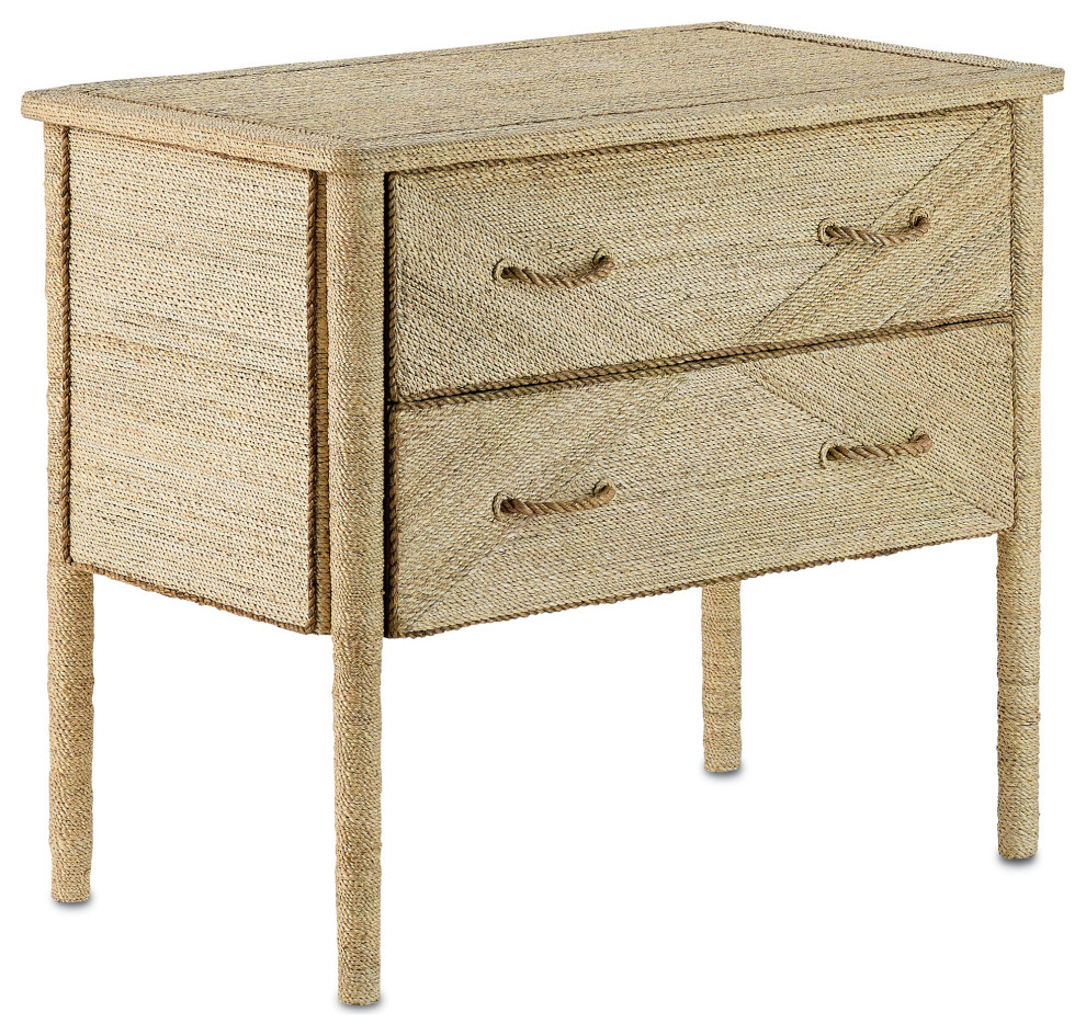 Kaipo Two Drawer Chest   Beach Style   Accent Chests And Cabinets   by Sideboards and Things  Houzz