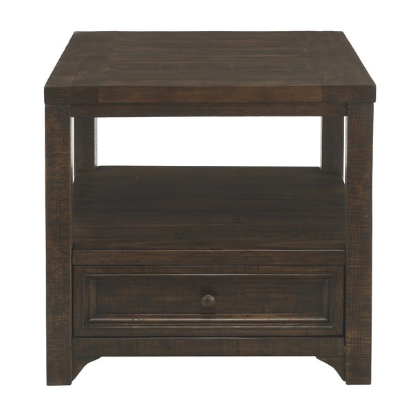 Carbon Loft Helcar Solid Wood End Table - 24