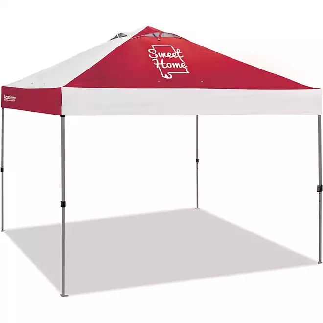 Academy Sports + Outdoors 10 ft x 10 ft One Push Straight Leg Alabama State Canopy