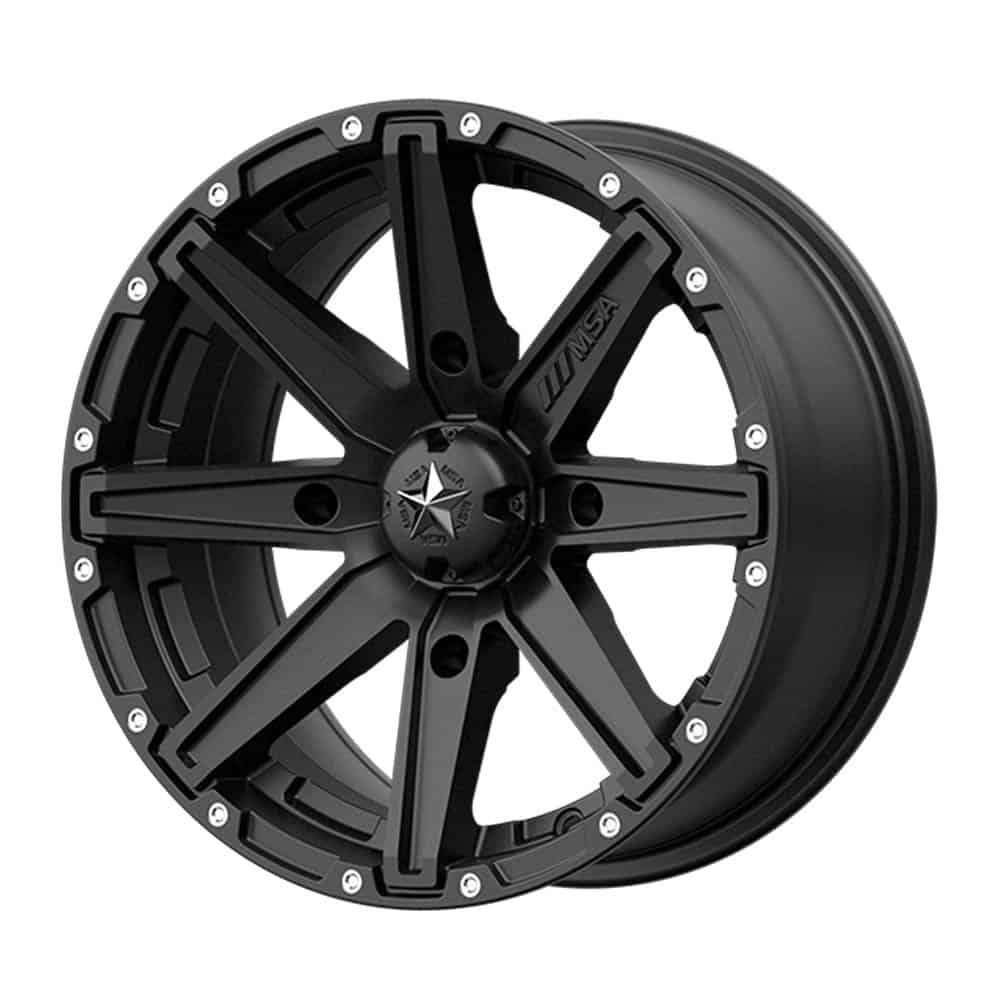 MSA Offroad Wheels M33 CLUTCH MA33 15X7 4X110 S-BLK 10MM