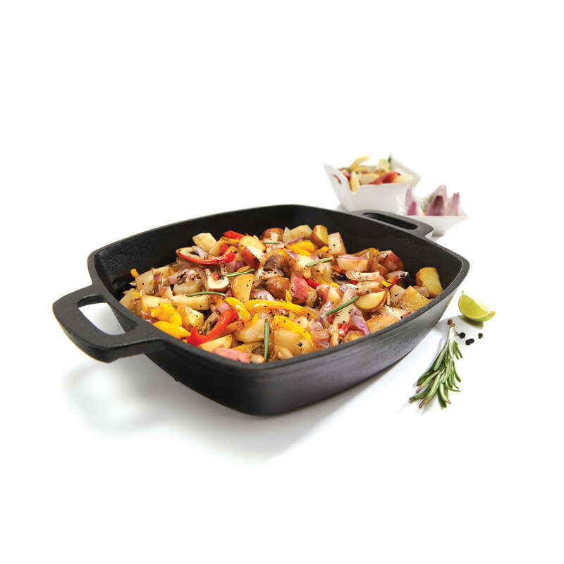 Grill Mark Cast Iron Grilling Skillet 10.25 in. L X 10.25 in. W 1 pk