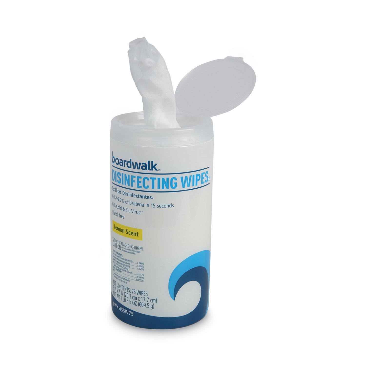 Disinfecting Wipes by Boardwalkandreg; BWK455W753CT