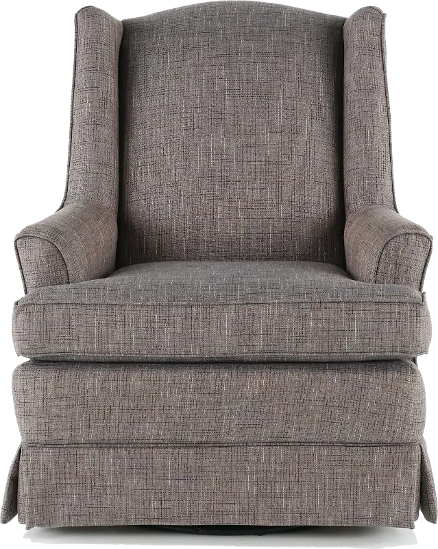 Natasha Gray-Brown Transitional Swivel Glider