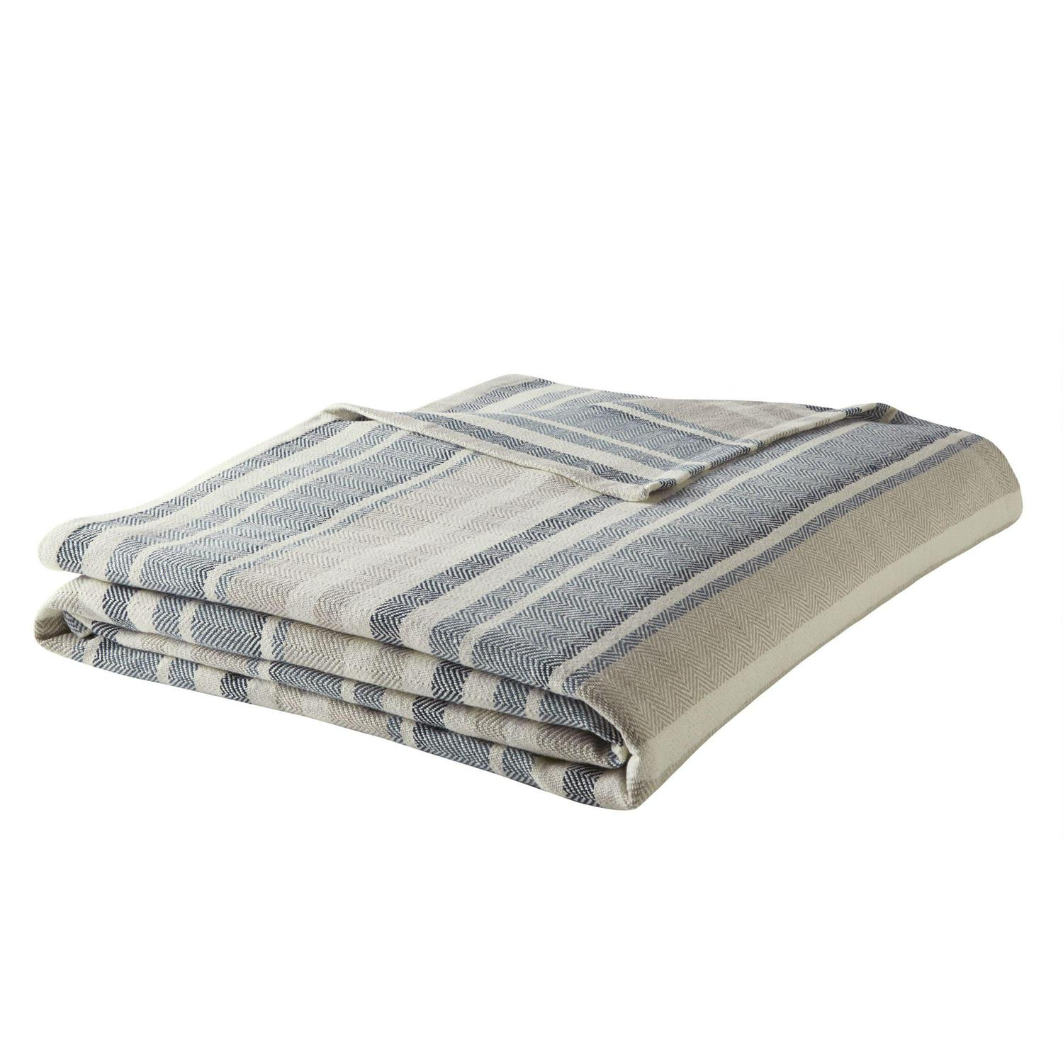 Herringbone Stripe Blanket by Eddie Bauer