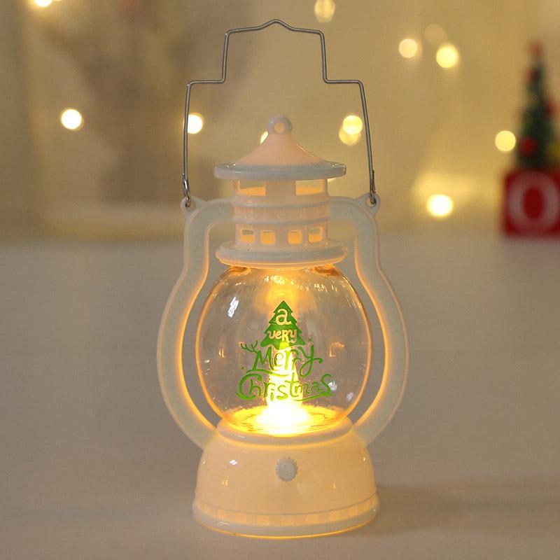 Christmas Decoration Lantern Portable Led Small Oil Lamp