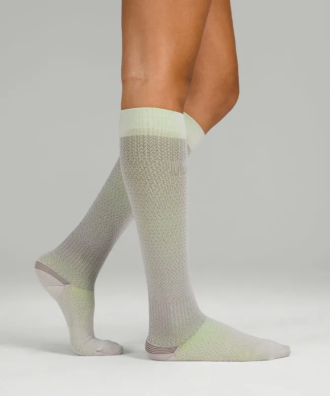 SeaWheeze MicroPillow Compression Run Sock Knee High