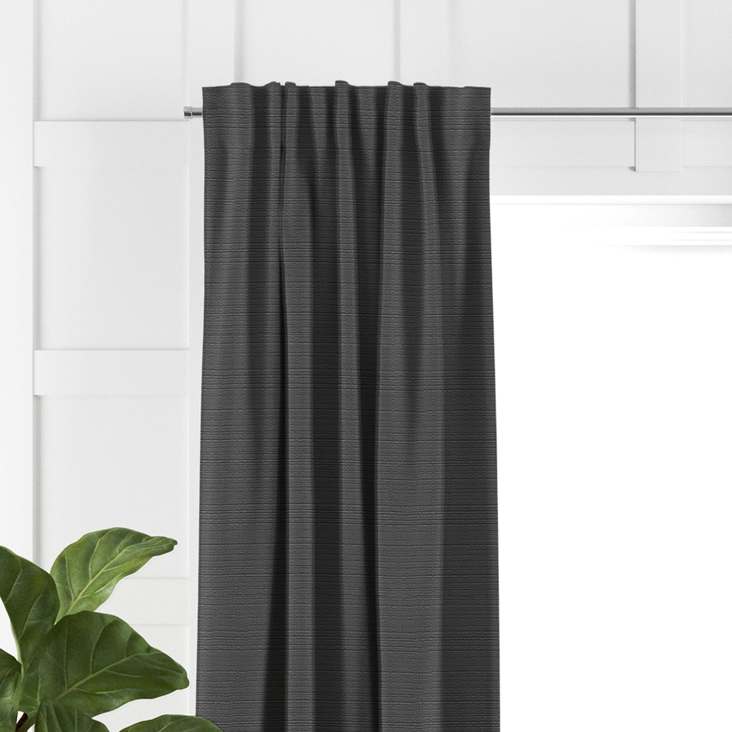 Nova Charcoal Drapery