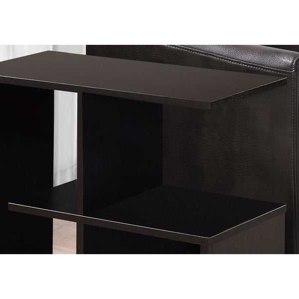 Accent Table， Side， End， Narrow， Small， 3 Tier， Living Room， Bedroom， Laminate， Contemporary， Modern