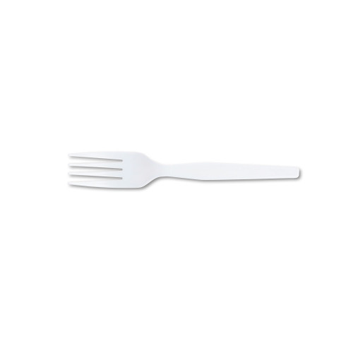 Dixie Plastic Cutlery， Heavy Mediumweight Fork， 1，000 Carton (FM207CT)