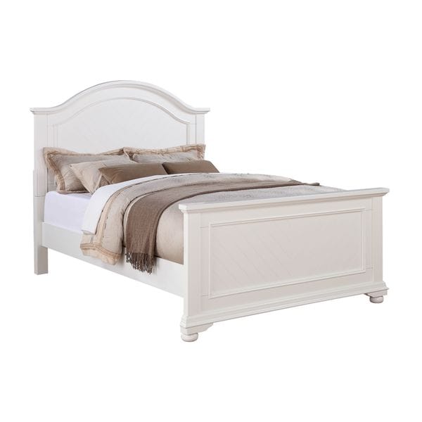 Picket House Furnishings Addison White Queen Panel 6PC Bedroom Set - - 12819541