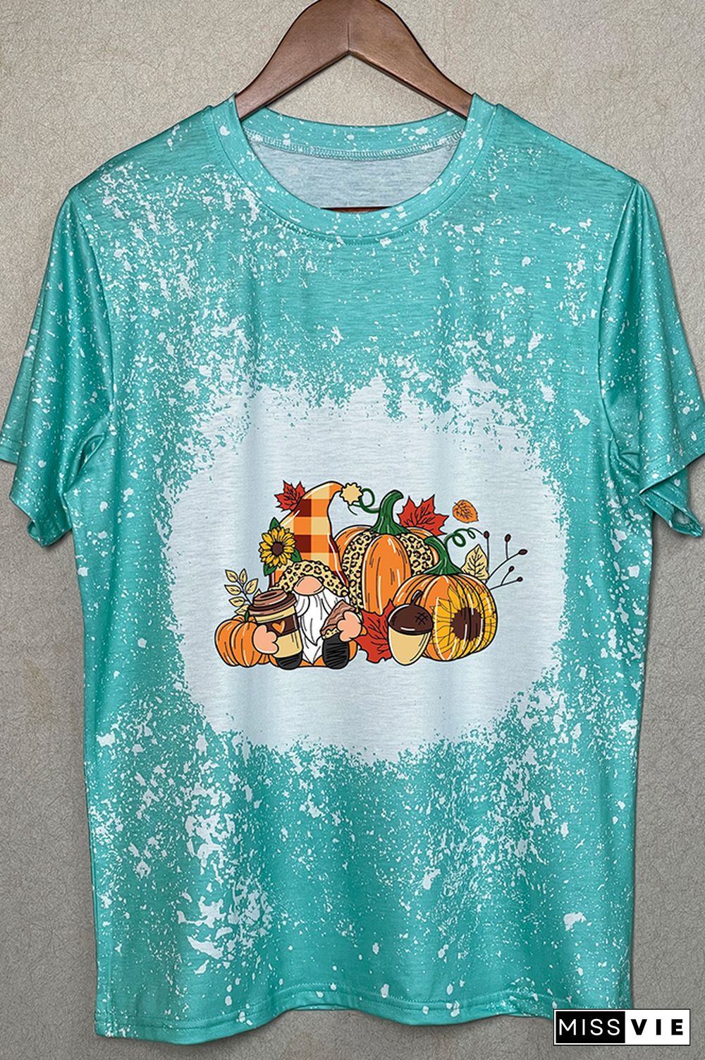 Thanksgiving Gnome Graphic Tee Wholesale