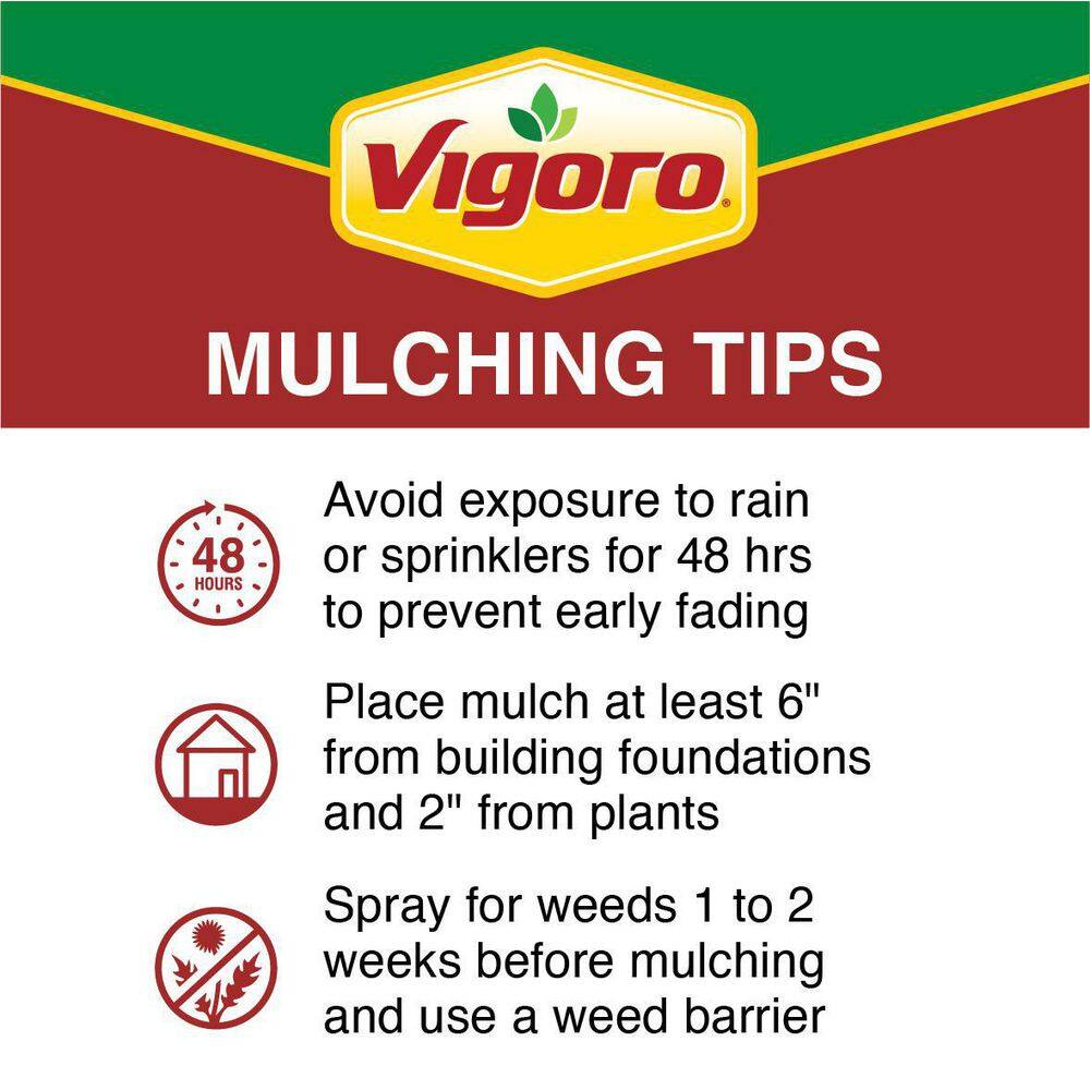 Vigoro 2 cu. ft. Bagged Premium Red Wood Mulch 480978