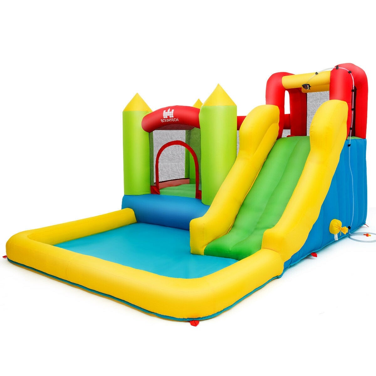 Inflatable Water Slide, Kids Bouncer with Slide