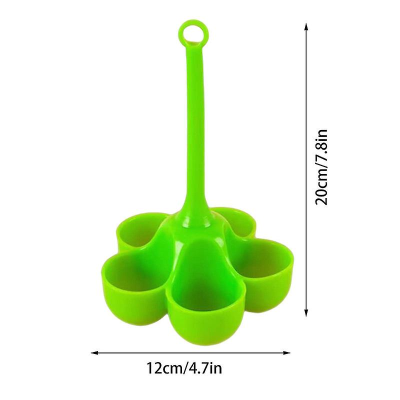 Egg Steamer Kitchen Gadget Silicone Five Hole Egg Boiler Convenient To Carry Baby Dish Set Egg Cooker Auxiliary Food Steamed