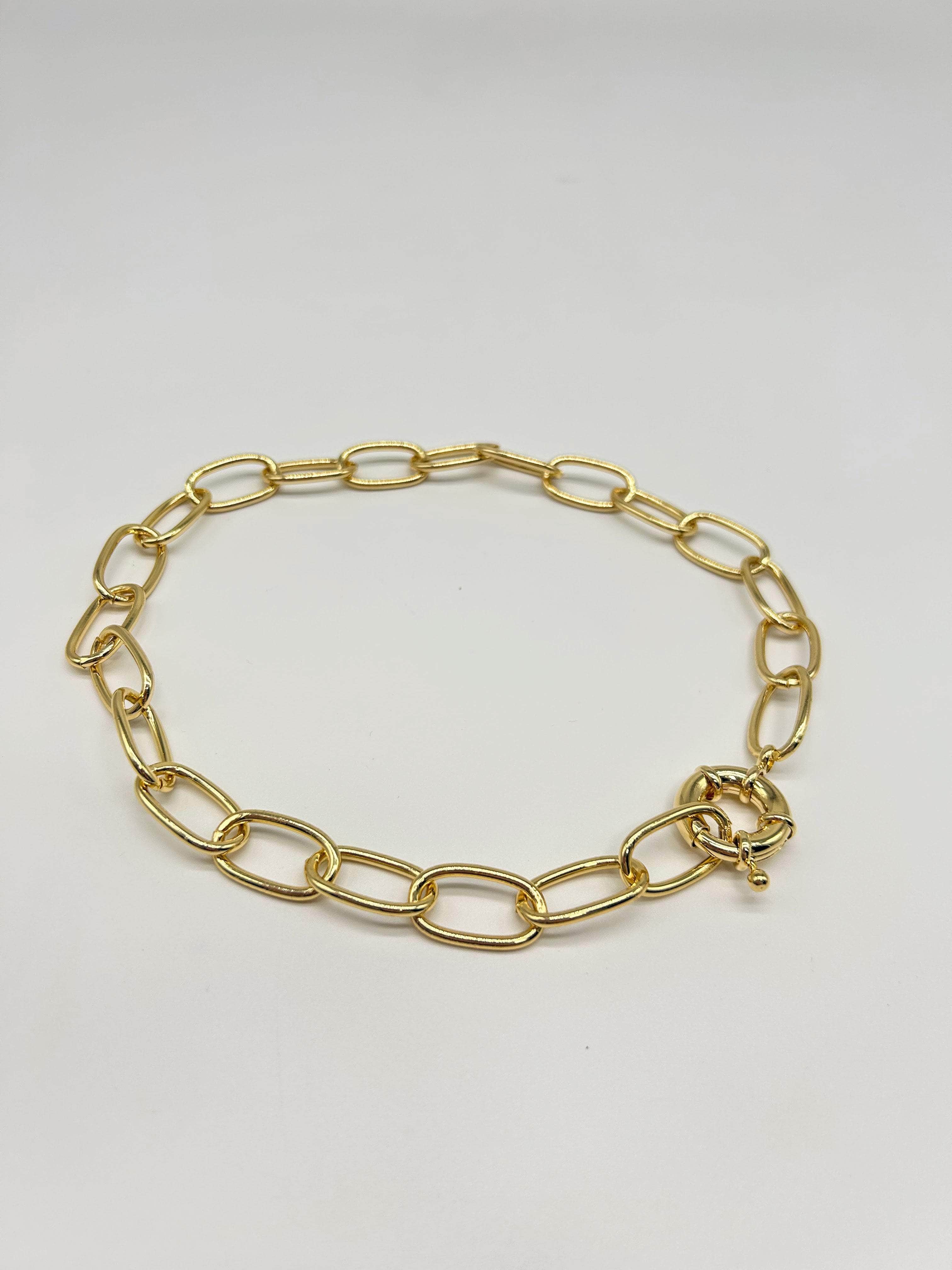 Luna Chain Link Necklace