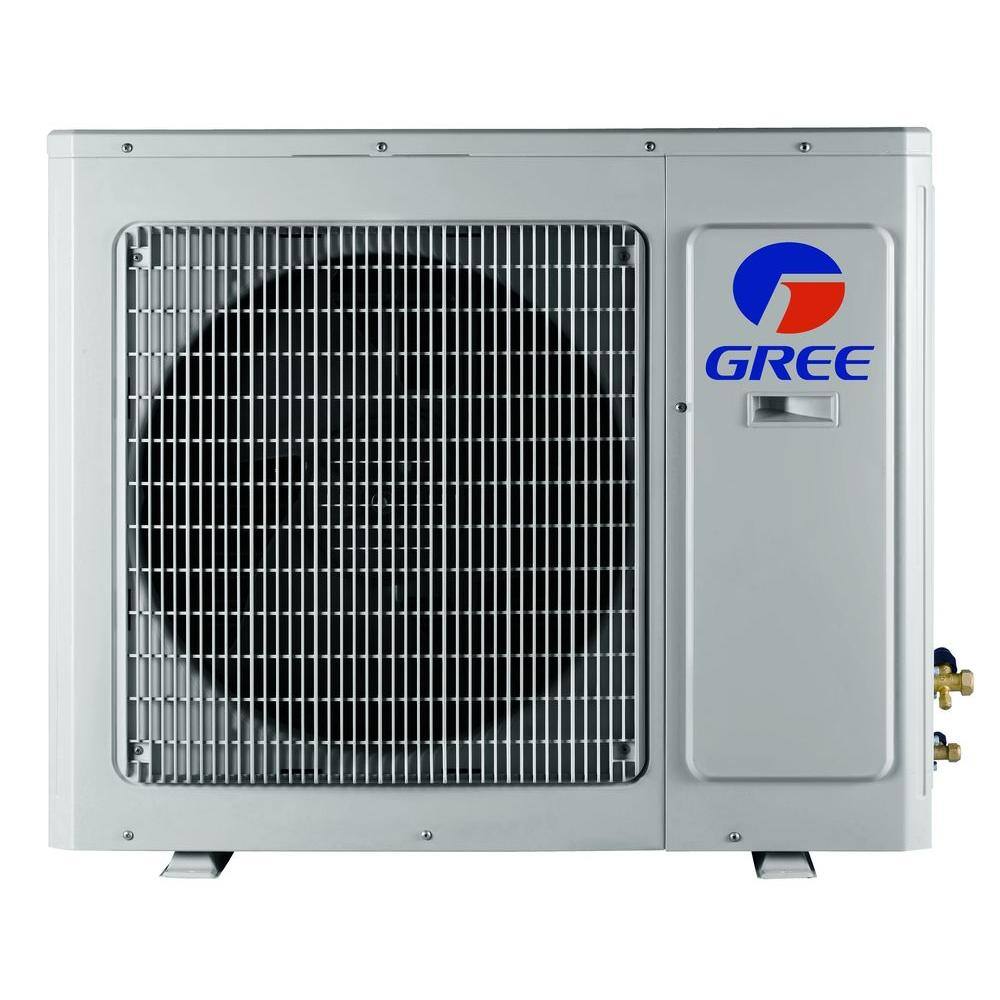 GREE Gen3 Smart Home Triple-Zone 24000 BTU 2 Ton Ductless Mini Split Air Conditioner with Heat Inverter Remote 230-Volt MULTI24VIR302HP