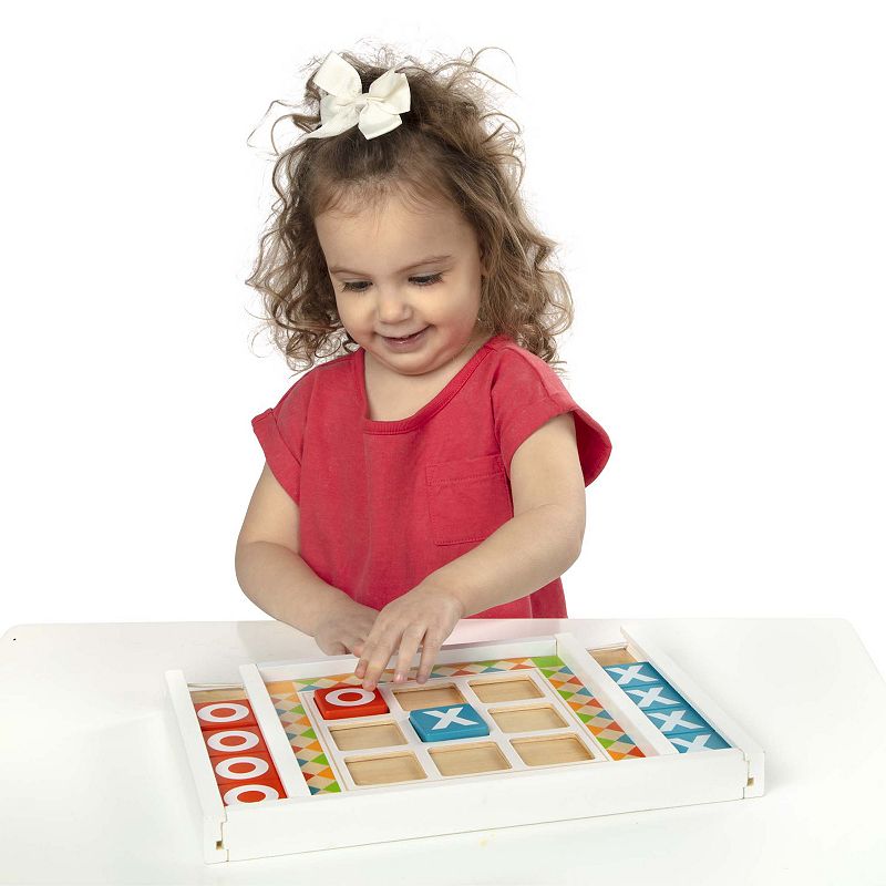 Melissa and Doug Wooden Tic-Tac-Toe Board Game