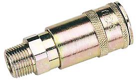 Draper 51408 Bulk 3/8 BSP Taper Male Thread Vertex Air Coupling (Sold Loose)