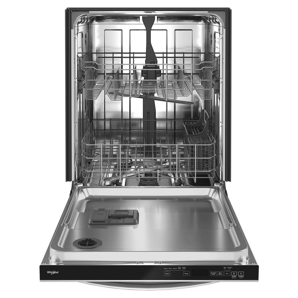 Whirlpool 24 in. Fingerprint Resistant Stainless Steel Dishwasher with Tub and Tall Top Rack WDT740SALZ