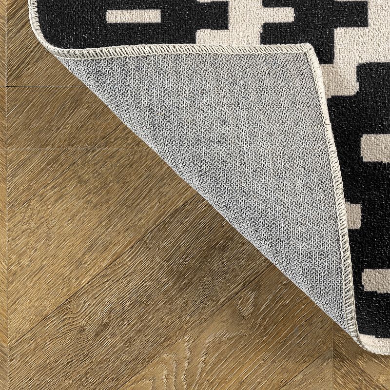 nuLOOM Chiara Machine Washable Modern Geometric Area Rug