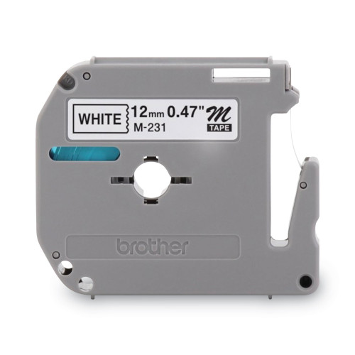 Brother M Series Tape Cartridges for P-Touch Labelers， 0.47