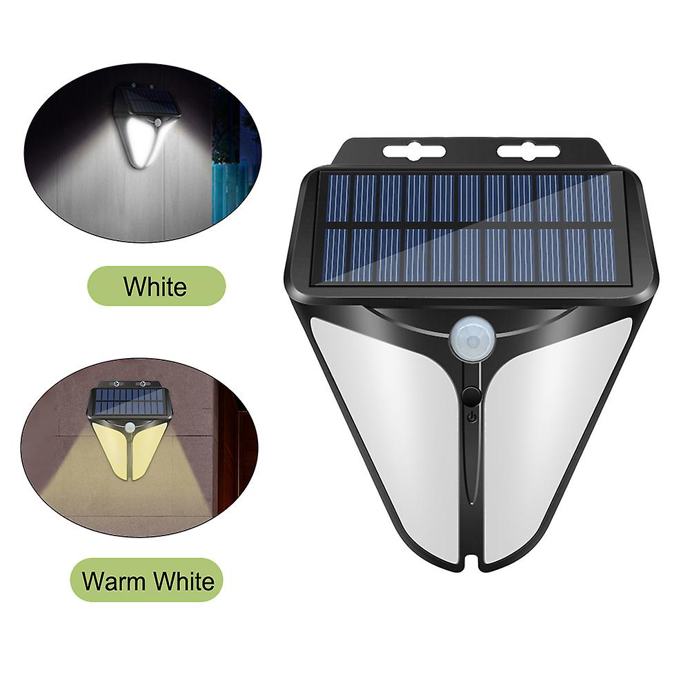 White 31led Solar Powered Light Wall Lamp Motion Sensor Light Human Body Induction Lamp Ip65 Water-resistant Outdoor Lighting For Pathway Patio Path Y