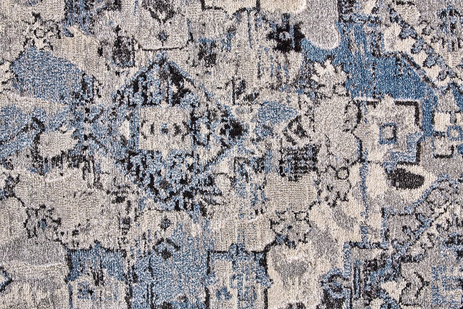 Tullamore Blue and Tan Rug by BD Fine