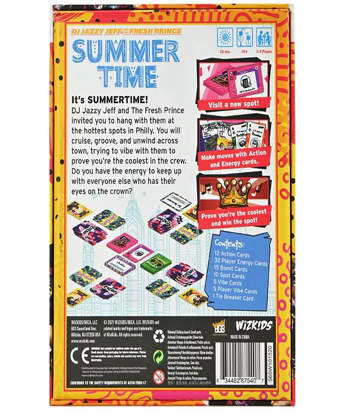 WizKids Games DJ Jazzy Jeff and the Fresh Prince Summertime Card Game