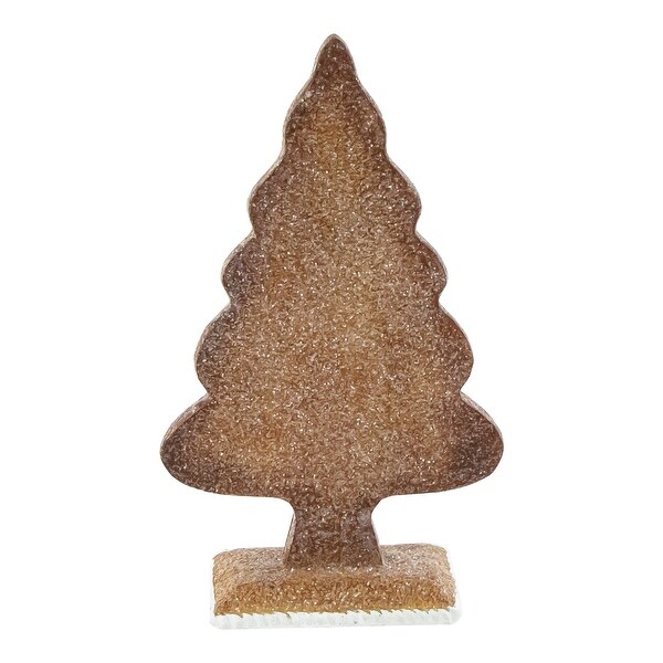 8.25 Glittered Gingrebread Tree Christmas Decoration